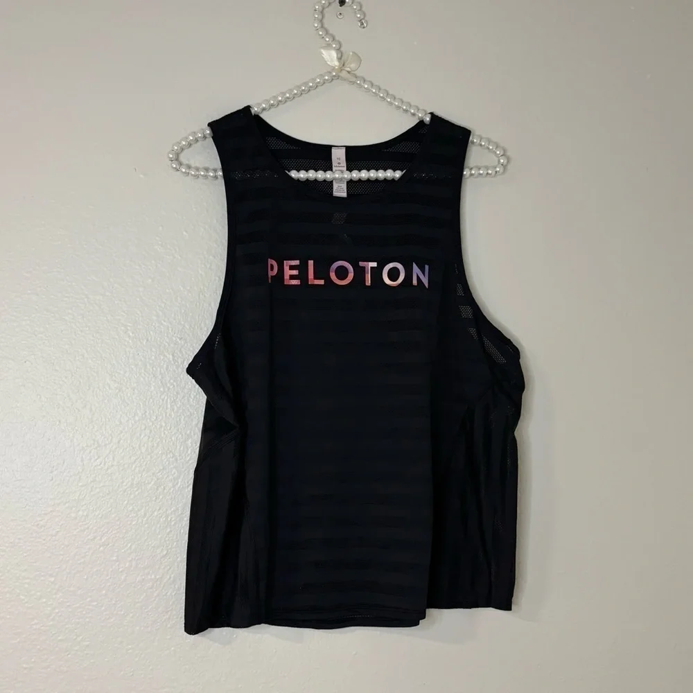 Lululemon x Peloton Women Black “Together We Go Far” Running Tank Top